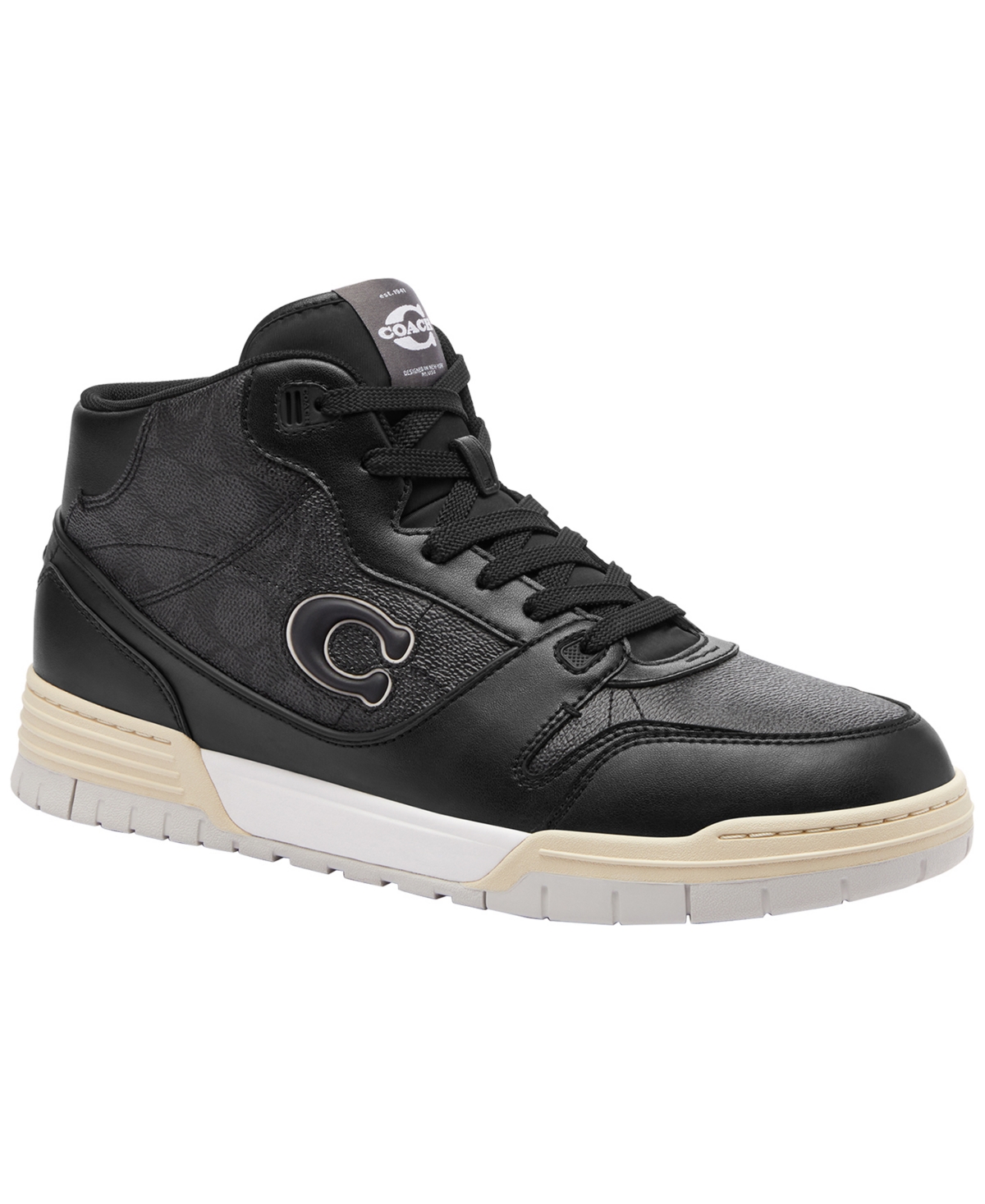 Coach Men's Mid Top Soho Round Toe Sneakers