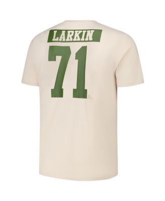 Men's Dylan Larkin Khaki Detroit Red Wings 2024 NHL Military Appreciation Richmond Delta Player Name Number T-Shirt