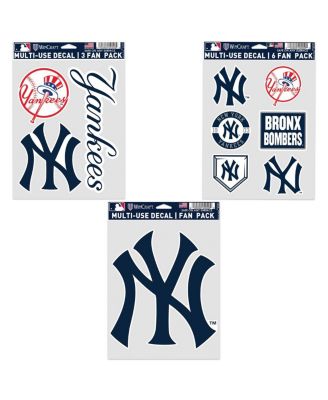 Wincraft - New York Yankees Three-Pack Fan Decal Set