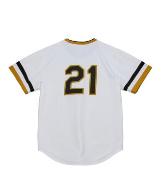 Men's Roberto Clemente White Pittsburgh Pirates Cooperstown Collection Authentic Jersey