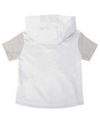 Baby Boys and Girls 3-Piece Black/White Brooklyn Nets Bank Shot Bodysuit, Hoodie, T-Shirt and Shorts Set