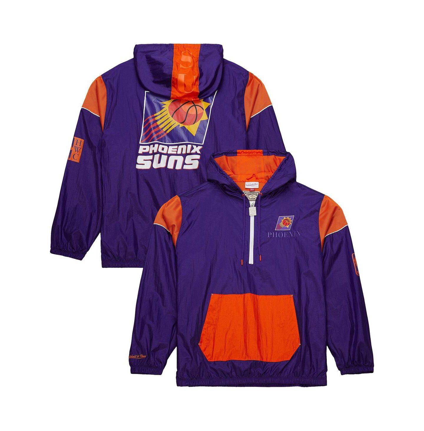 Куртка Mitchell & Ness Purple Phoenix Suns Hardwood Classics Team OG 3.0 Anorak Half-Zip Windbreaker — фото 1