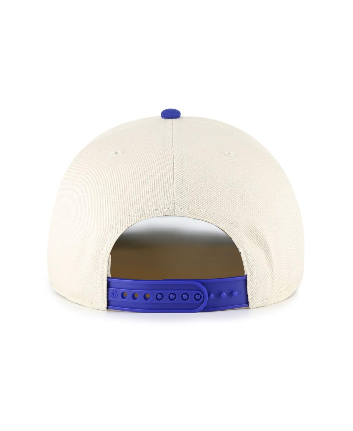 '47 Brand Men's Cream/Royal Philadelphia 76ers Pomona Two-Tone Rope Hitch Adjustable Hat
