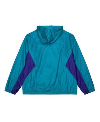 Mitchell & Ness Men's Teal Charlotte Hornets Playmaker Full-Zip