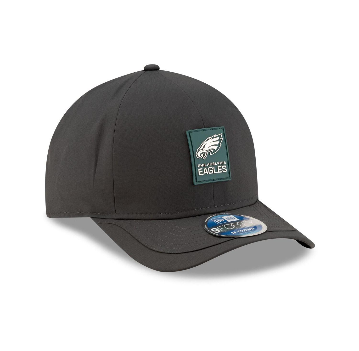 Men's Charcoal Philadelphia Eagles 2025 Sideline Cold Weather 9FORTY M-Crown Adjustable Hat