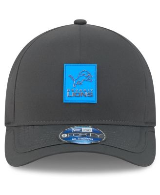 Men's Charcoal Detroit Lions 2025 Sideline Cold Weather 9FORTY M-Crown Adjustable Hat