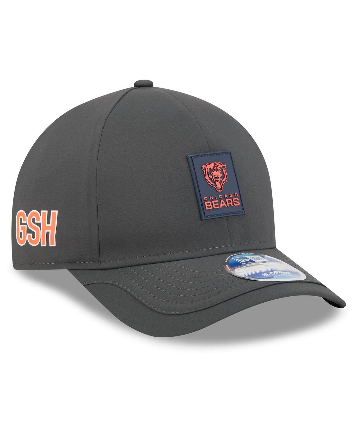 New Era Men's Charcoal Chicago Bears 2025 Sideline Cold Weather 9FORTY M-Crown Adjustable Hat