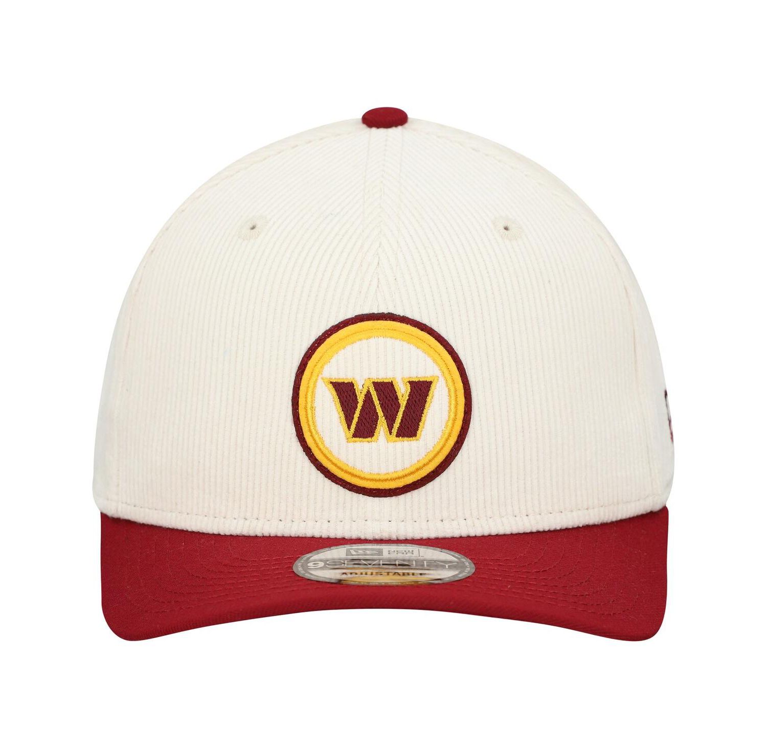 Men's Stone Washington Commanders Loyal Corduroy 9SEVENTY Adjustable Hat