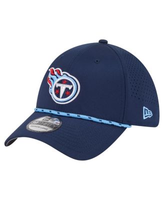 New Era - Men's Navy Tennessee Titans Perforated 39THIRTY Flex Hat
