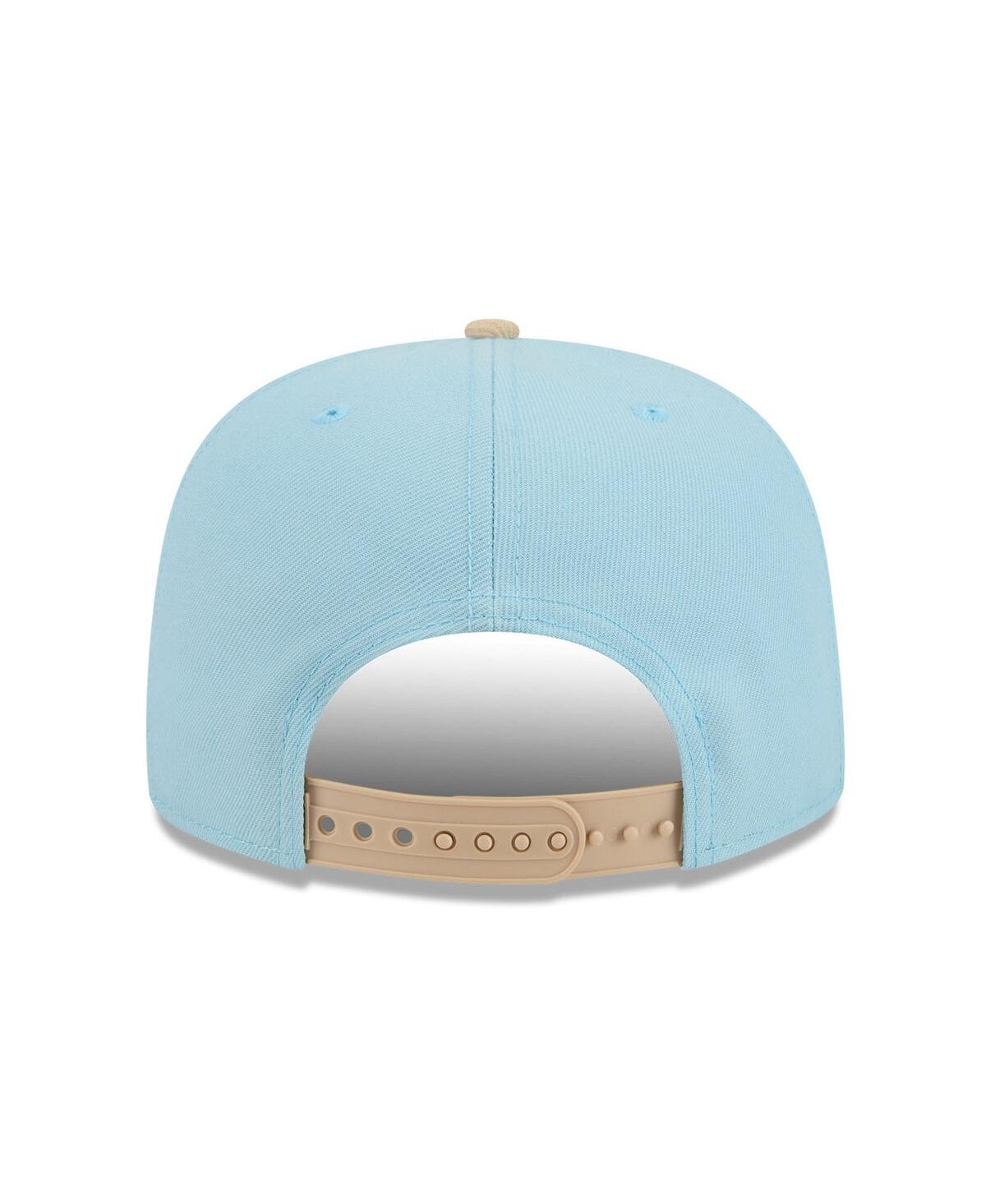 New Era Men's Light Blue/brown Dallas Cowboys Two-tone Color Pack A-frame 9fifty Snapback Hat In Blue