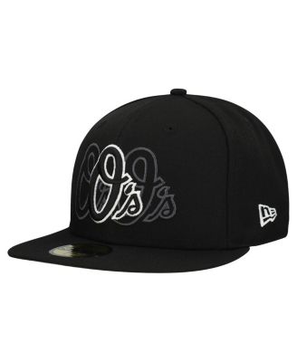 New Era - Men's Black Baltimore Orioles Tri-Hit 59FIFTY Fitted Hat
