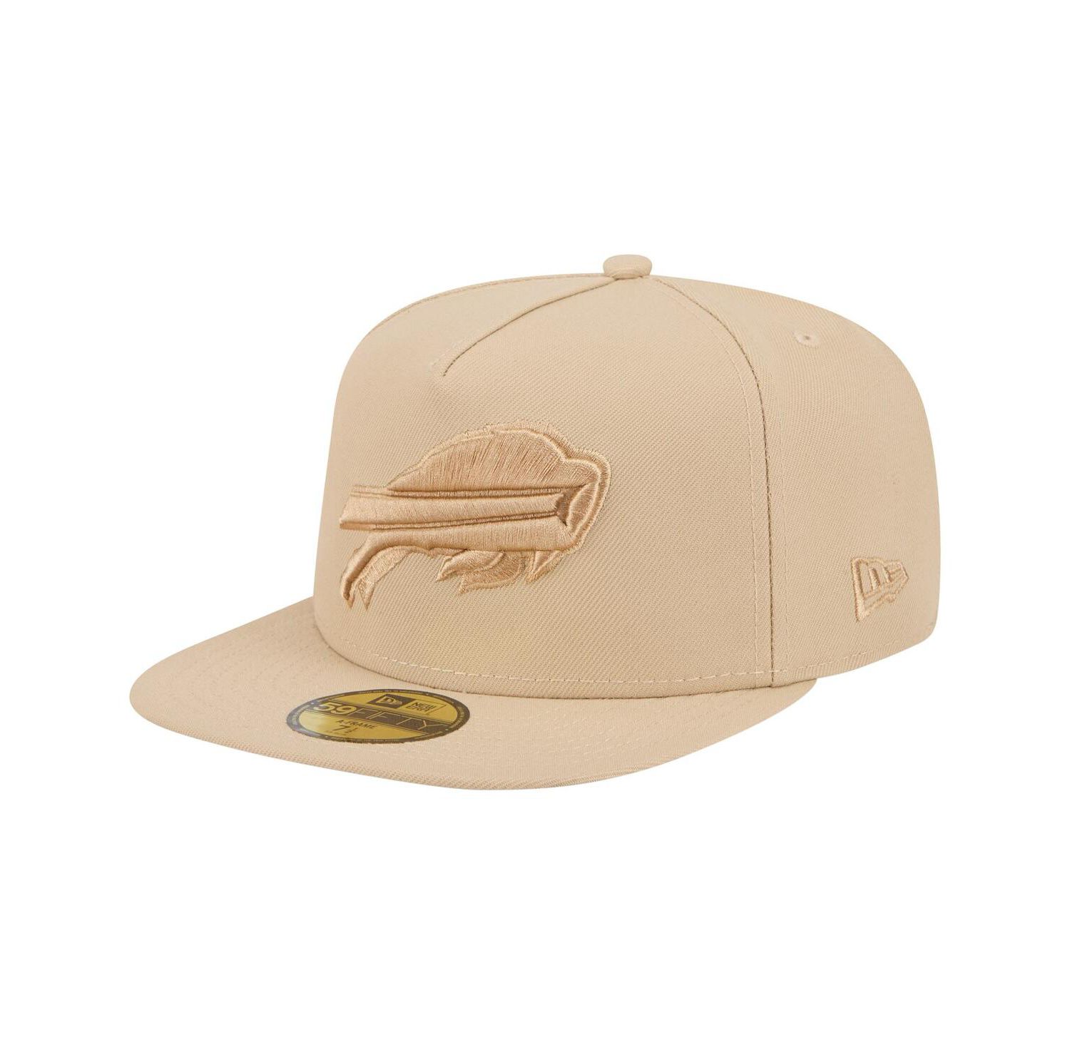 Men's Light Beige Buffalo Bills Color Pack A-Frame 59FIFTY Fitted Hat