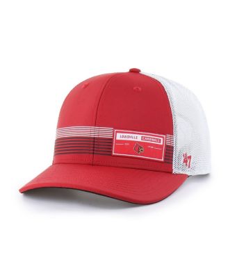 '47 Brand - Men's Red Louisville Cardinals Rangefinder Brrr Trucker Adjustable Hat