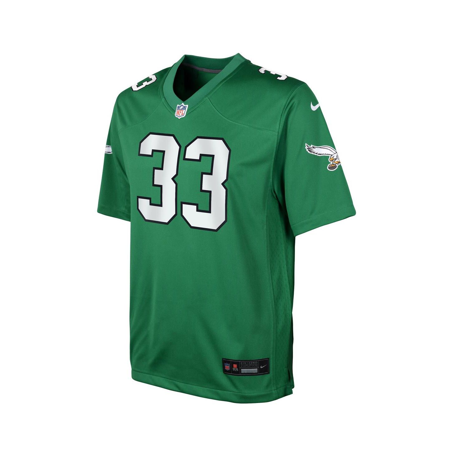 Детская игровая джерси Nike Cooper DeJean Philadelphia Eagles Alternate, Kelly Green — фото 2
