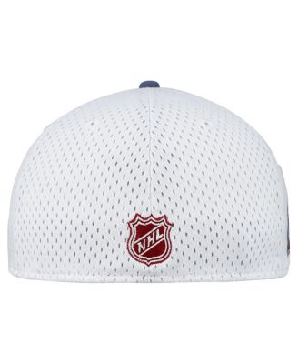 Men's White/Navy Colorado Avalanche Mesh Crown Two-Tone 59FIFTY Fitted Hat