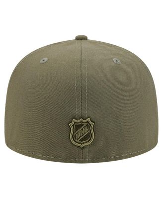 Men's Olive Tampa Bay Lightning Military Appreciation Flag 59FIFTY Fitted Hat