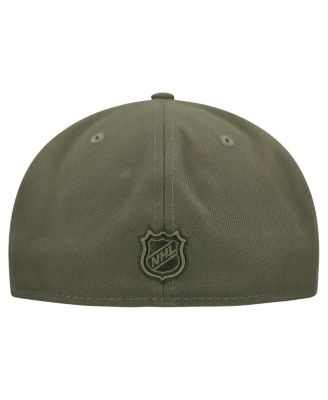 Men's Olive Detroit Red Wings Military Appreciation Flag 59FIFTY Fitted Hat