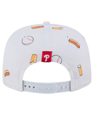 Men's White Philadelphia Phillies Team Cheer Rope 19TWENTY Adjustable Hat