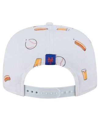 Men's White New York Mets Team Cheer Rope 19TWENTY Adjustable Hat