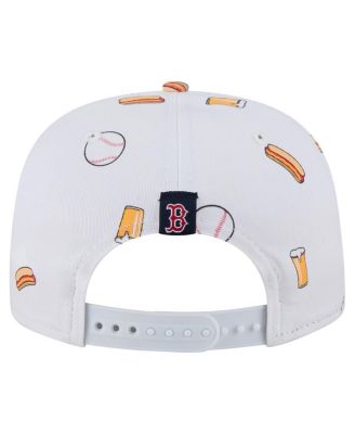 Men's White Boston Red Sox Team Cheer Rope 19TWENTY Adjustable Hat