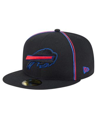 New Era - Men's Black Buffalo Bills Soutache 59FIFTY Fitted Hat