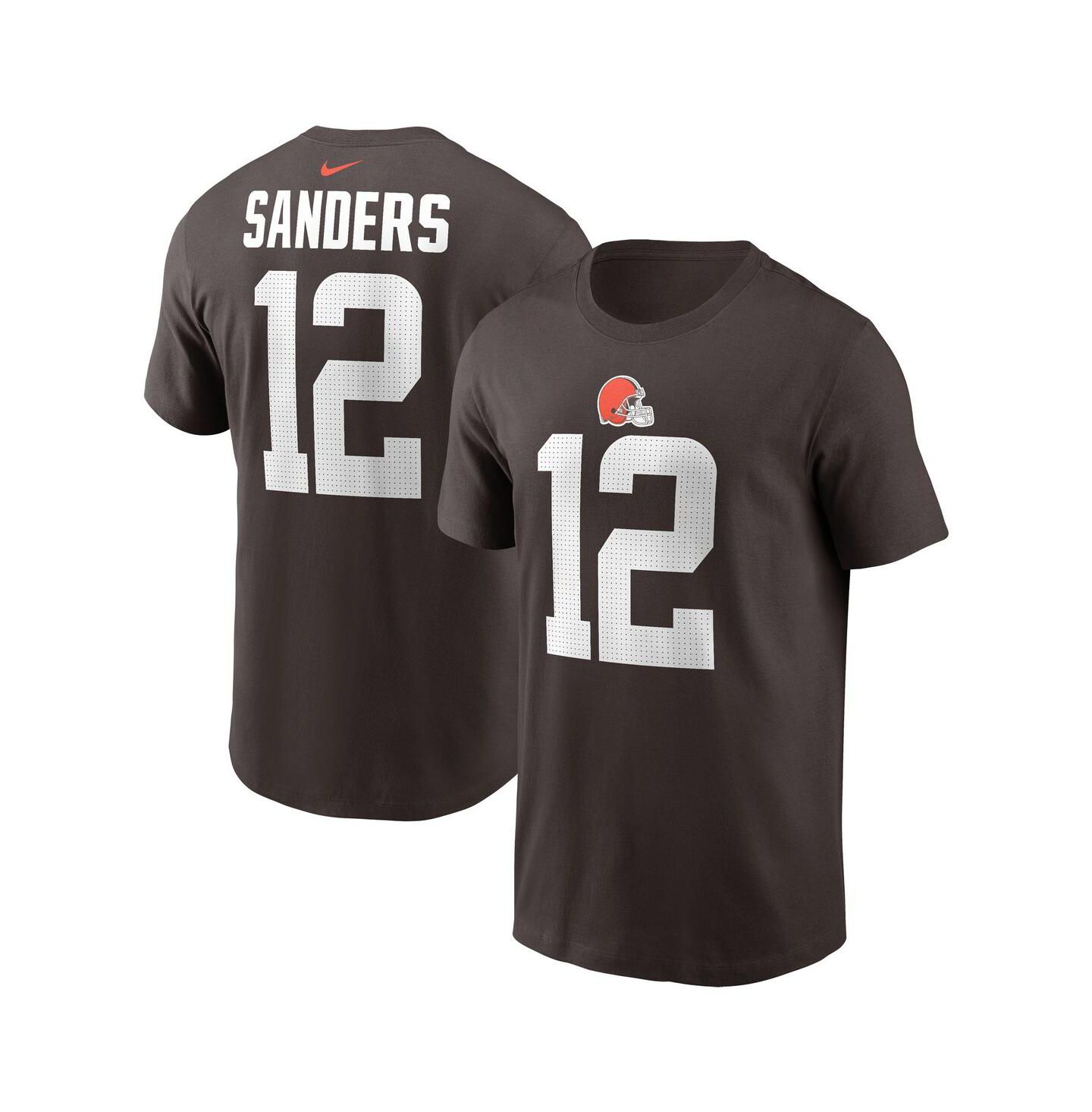 Детская футболка Nike Shedeur Sanders Brown Cleveland Browns 2025 NFL Draft Player Name & Number — фото 1