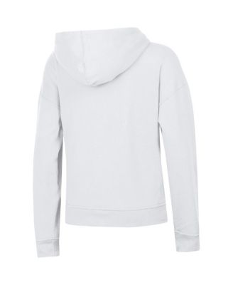 Women's White Los Angeles Chargers Power Blend Hoodie