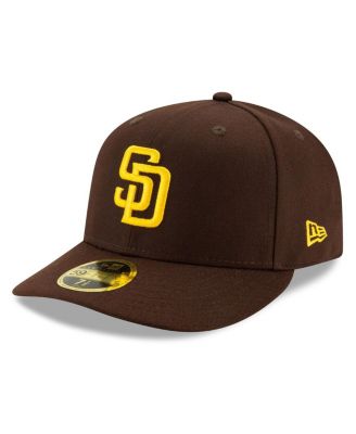 Men's Brown San Diego Padres 2025 MLB Postseason Side Patch Low Profile 59FIFTY Fitted Hat