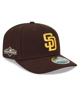 New Era - Men's Brown San Diego Padres 2025 MLB Postseason Side Patch 9SEVENTY Adjustable Hat