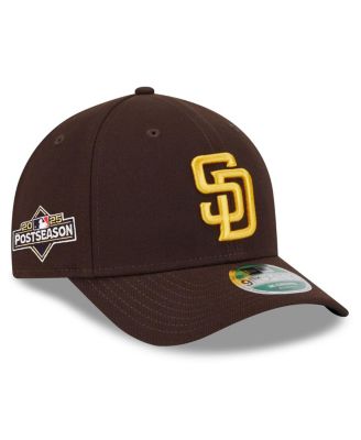 New Era - Men's Brown San Diego Padres 2025 MLB Postseason Side Patch 9FORTY Adjustable Hat