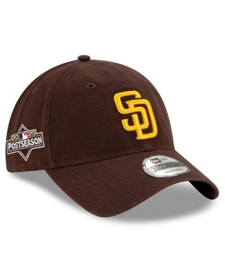 New Era - Men's Brown San Diego Padres 2025 MLB Postseason Side Patch 9TWENTY Adjustable Hat