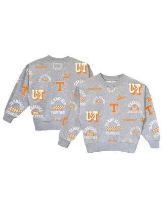Gameday Couture - Big Girls Gray Tennessee Volunteers Always On Repeat Pullover Sweatshirt