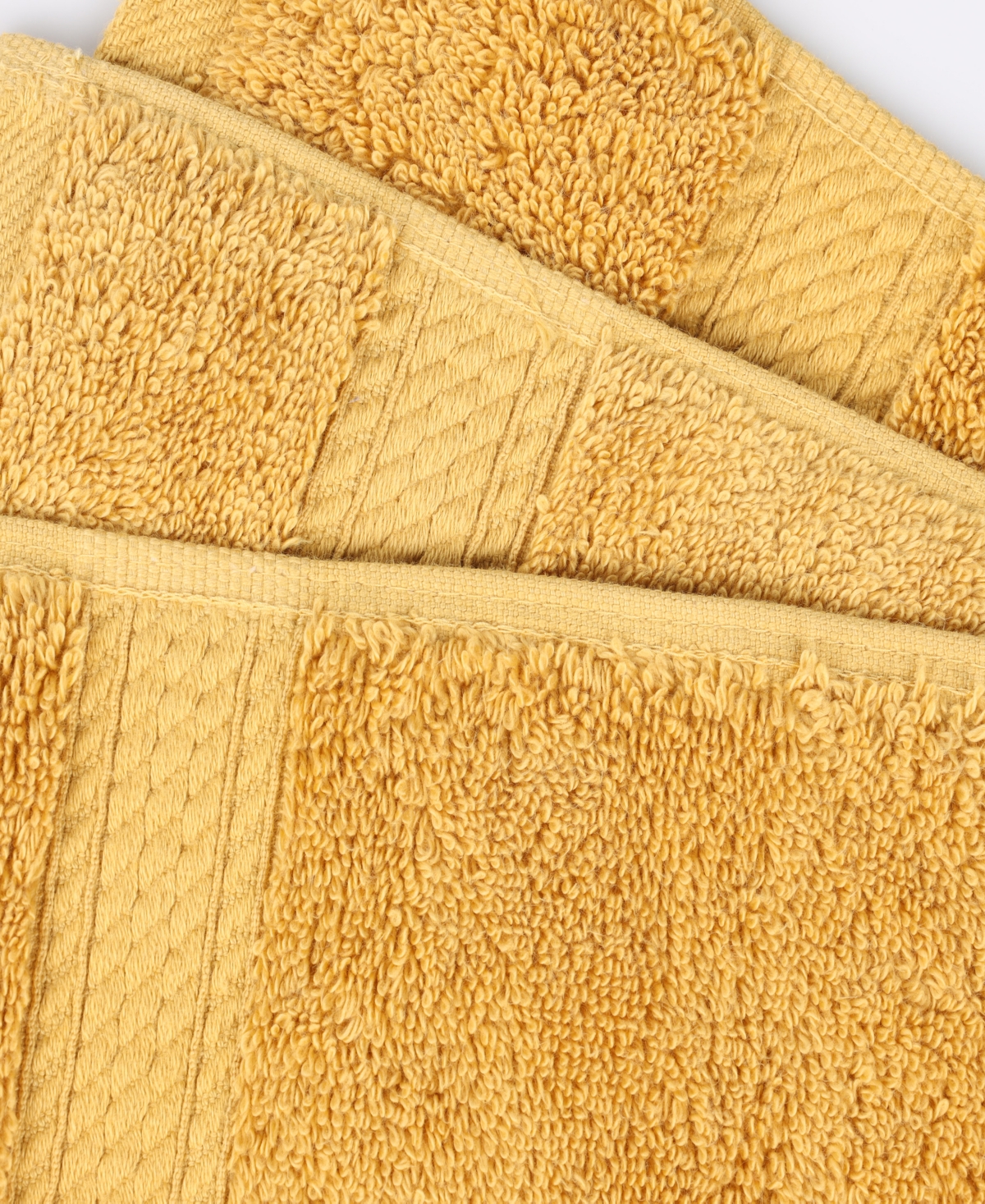 Superior 100% Egyptian Cotton 4-piece Hand Towel Set In Gold