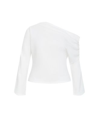 Plus Size Imani Off Shoulder Long Sleeve Top