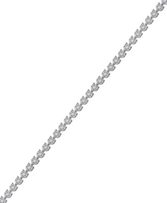 Diamond Bracelet (1 ct. t.w.) in 14k White Gold
