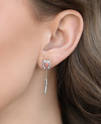 Crystal Star Wars Ahsoka Tano Dangle Earrings