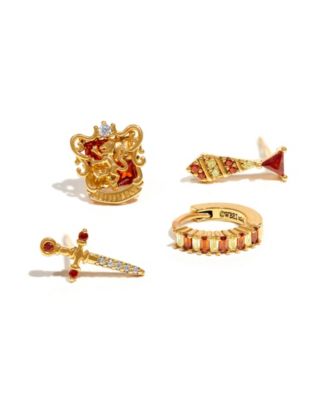 Harry Potter Gryffindor House Crystal Earring Set