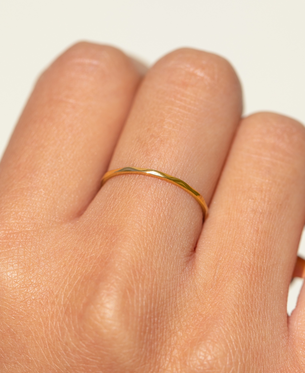 Girls Crew Infinite Prism Stainless-steel Rings In Gold