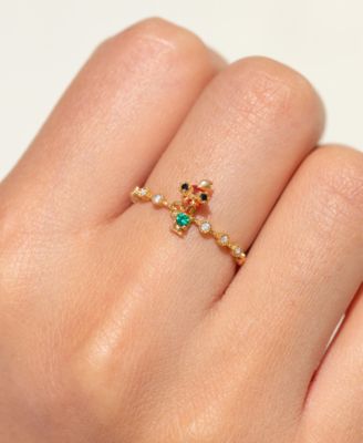 Disney Princess Moana Hei Crystal Gold Plated Rings