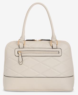 Medium Quilted Dome Satchel