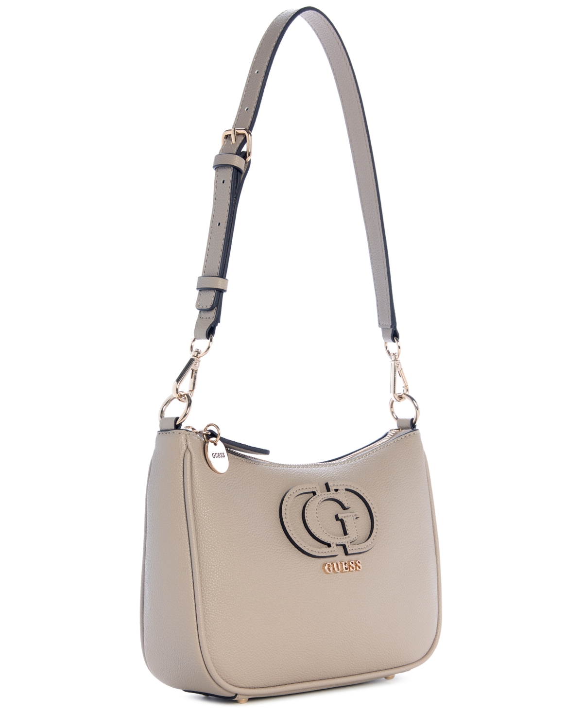 Guess Isola Small Shoulder Bag In Brown