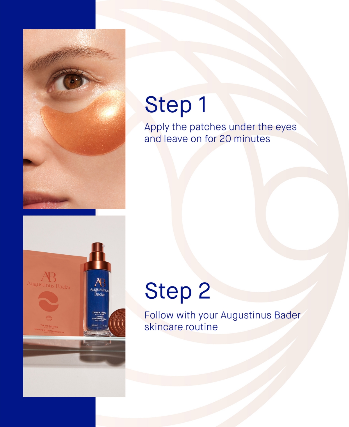 Augustinus Bader The Eye Patches, Pack of 6