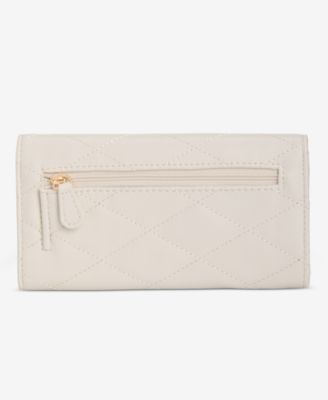 Quilted Receipt Manager Wallet
