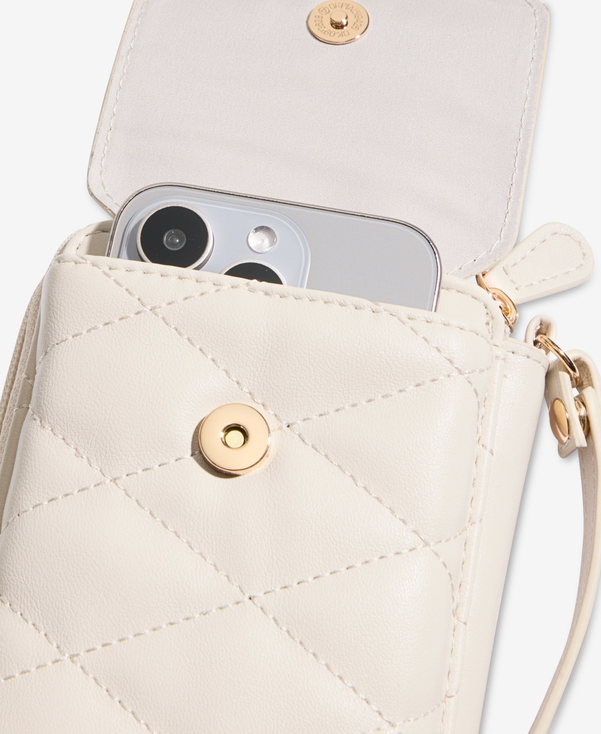 Giani Bernini Softy Leather Tech Crossbody Wallet, Exclusively At Macy's