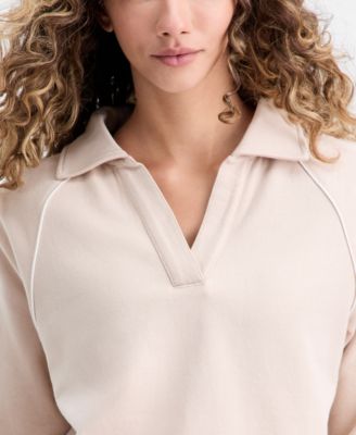 Women's Johnny Collar Top, Macy's Exclusive