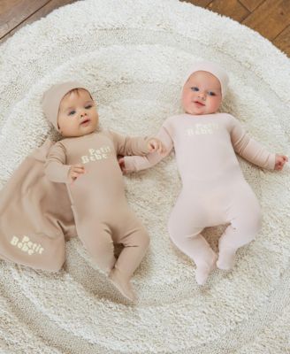 Baby Terry Words Footie