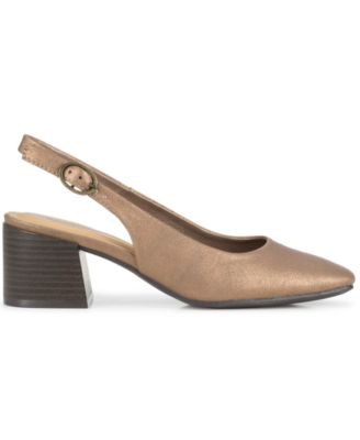 Women's Ester Block Heel Slingback Pumps
