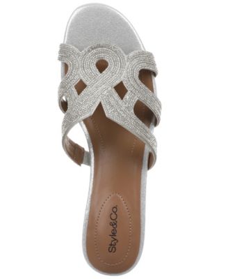 Women's Sparkky Block Heel Sandals, Macy's Exclusive