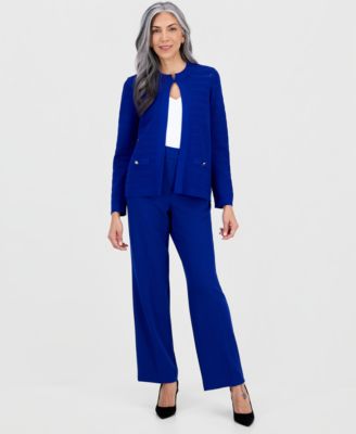 Women's Gracie High-Rise Straight-Leg Pants, Regular & Petite