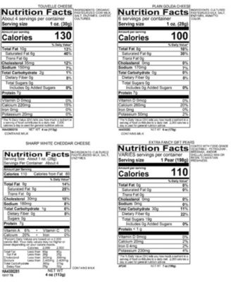 Holiday Deluxe Pears, Apples, and Cheese Gift, 13-Pc.